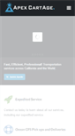 Mobile Screenshot of apexcartage.com